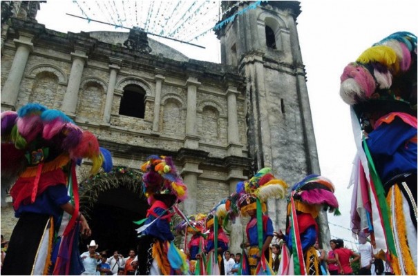 Dans le village de Zozocolco de Hidalgo