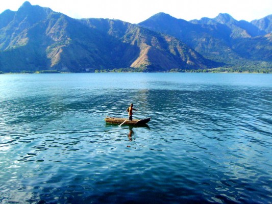 Les villages des rives du lac Atitlan