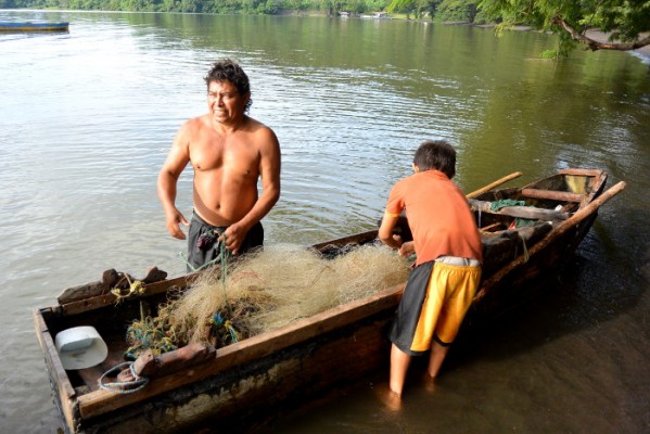 L'île d'Ometepe, avec des pêcheurs