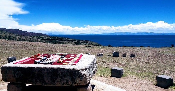 Le Lac Titicaca des Boliviens