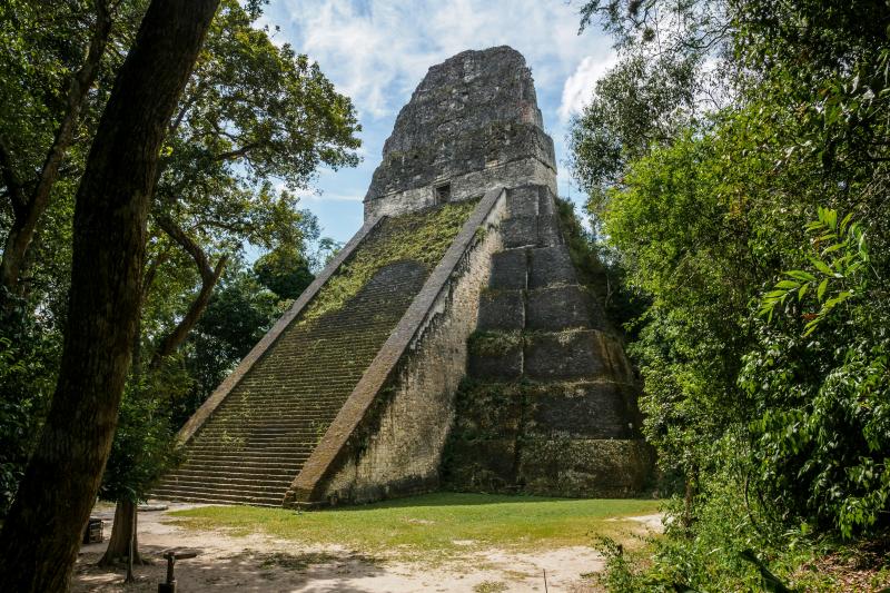 Jour 6. Visite guidée de Tikal et route dans la plaine du Peten